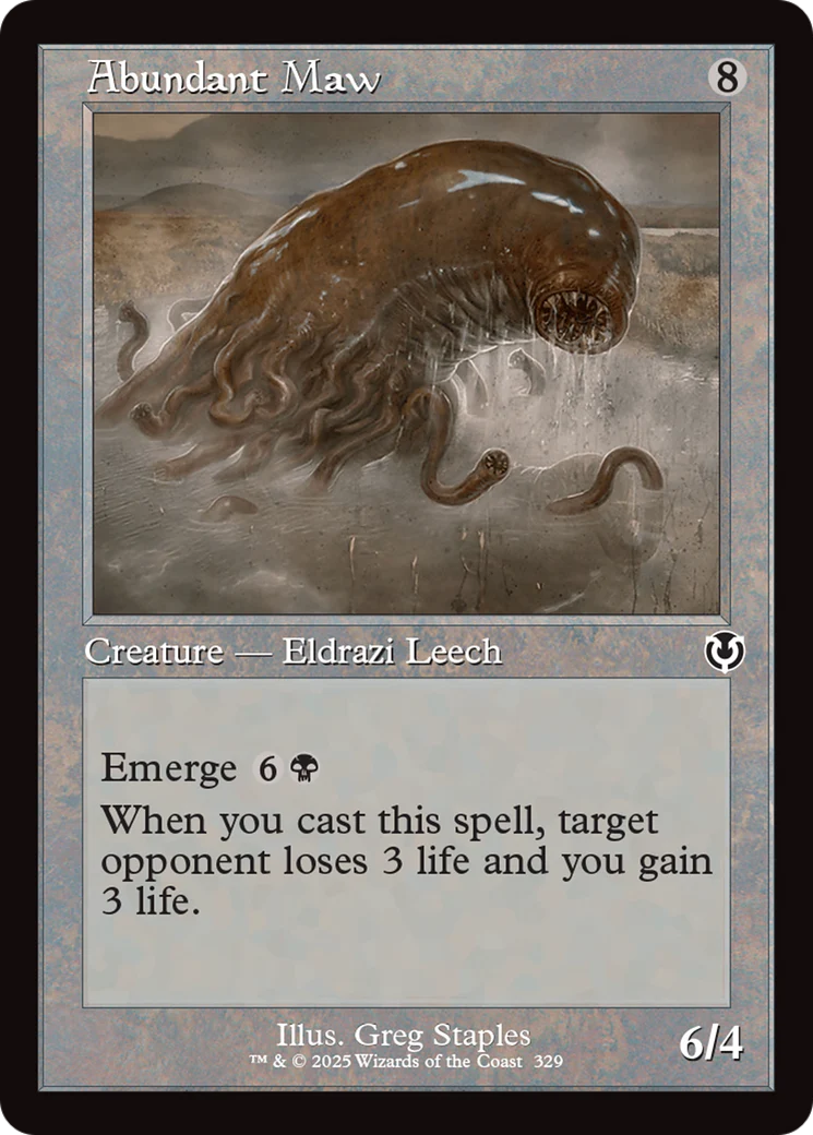 Abundant Maw (Retro Frame) (INR-329) - Innistrad Remastered