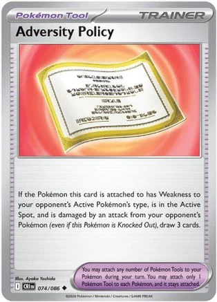 Adversity Policy 074 - Reverse Holofoil ME04 Chaos Rising - Uncommon