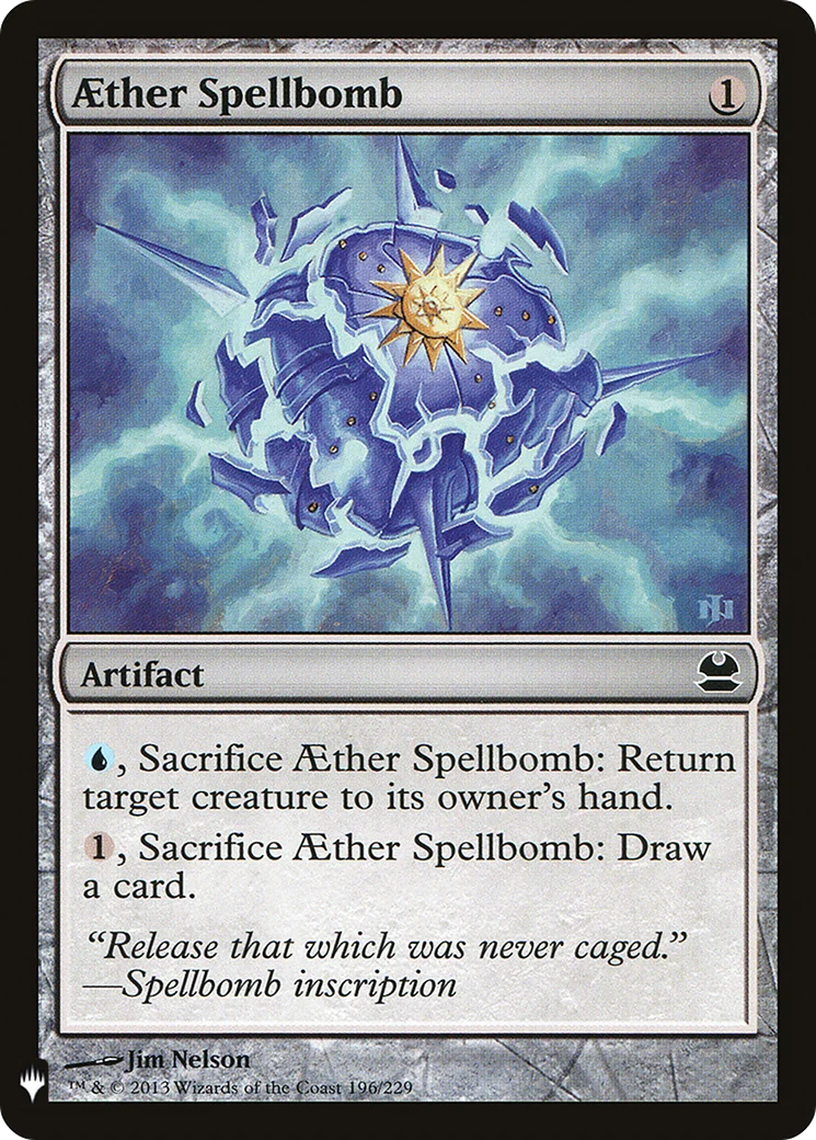 Aether Spellbomb (LIST-MMA-196) - The List