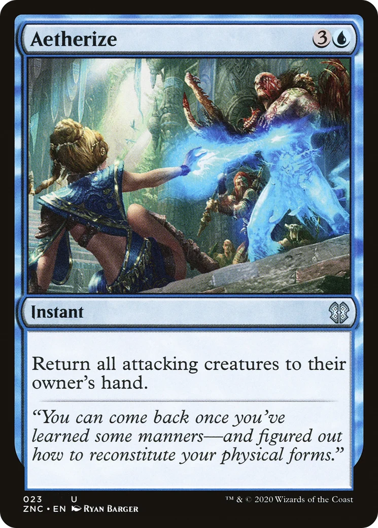 Aetherize (ZNC-023) - Zendikar Rising Commander