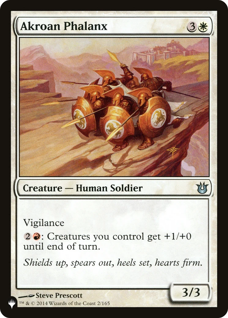 Akroan Phalanx (LIST-2/165) - The List