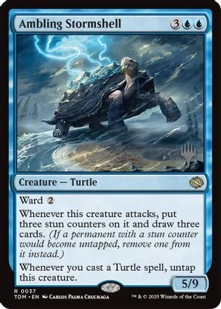 Ambling Stormshell (PPTDM-037) - Promo Pack: Tarkir: Dragonstorm