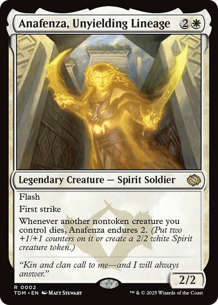Anafenza, Unyielding Lineage (TDM-002) - Tarkir: Dragonstorm