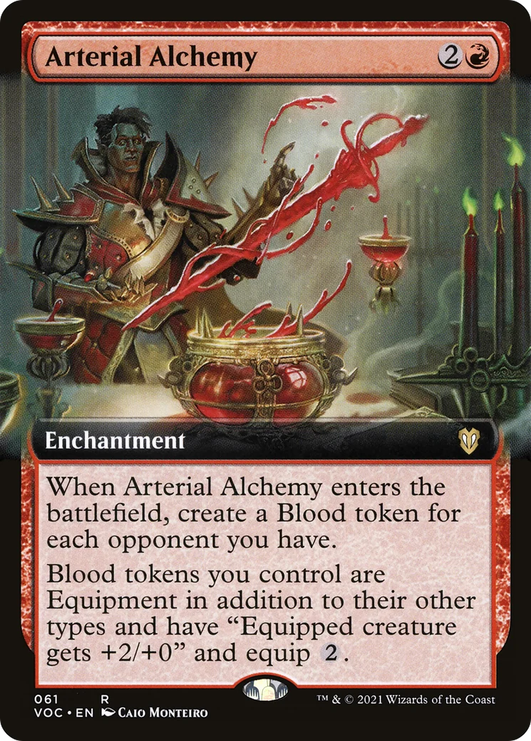 Arterial Alchemy (Extended Art) (VOC-061) - Crimson Vow Commander: (Extended Art)