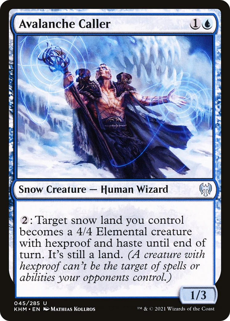 Avalanche Caller (KHM-045) - Kaldheim: (snow)