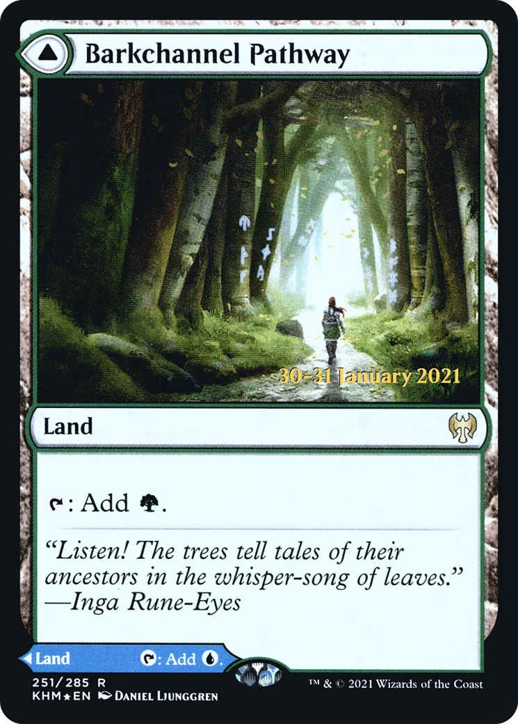 Barkchannel Pathway (PRE-251) - Kaldheim Promos Foil