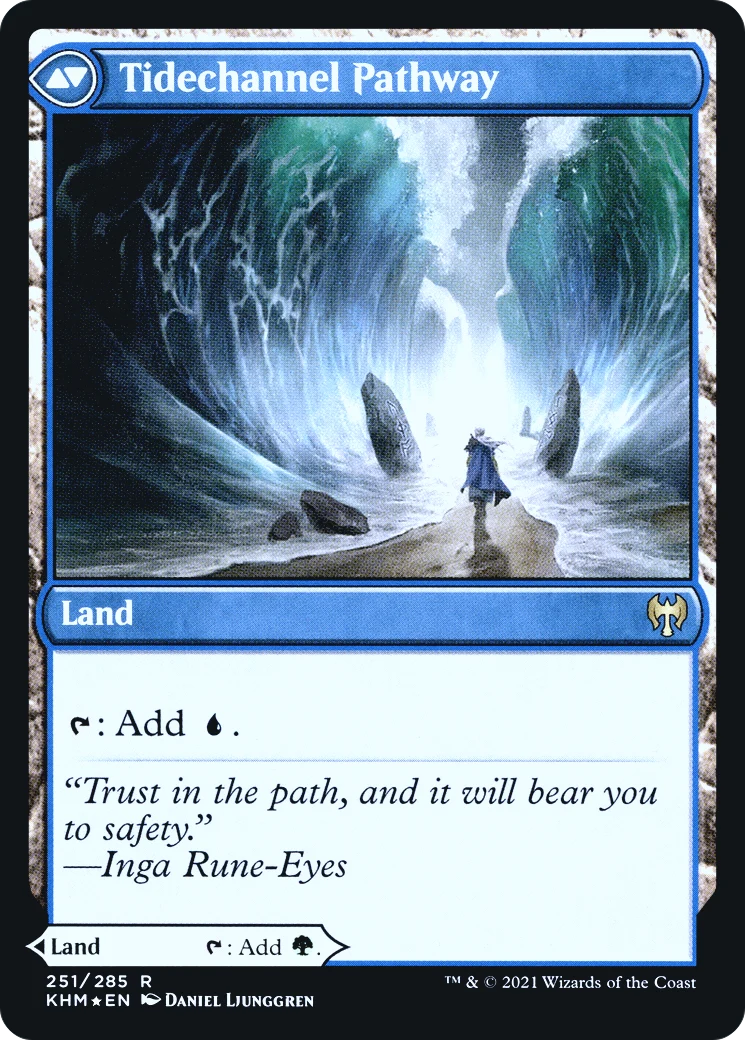 Barkchannel Pathway (PRE-251) - Kaldheim Promos Foil - Image 2