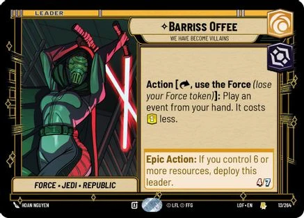 Barriss Offee - We Have Become Villains (013/264) - Legends of the Force