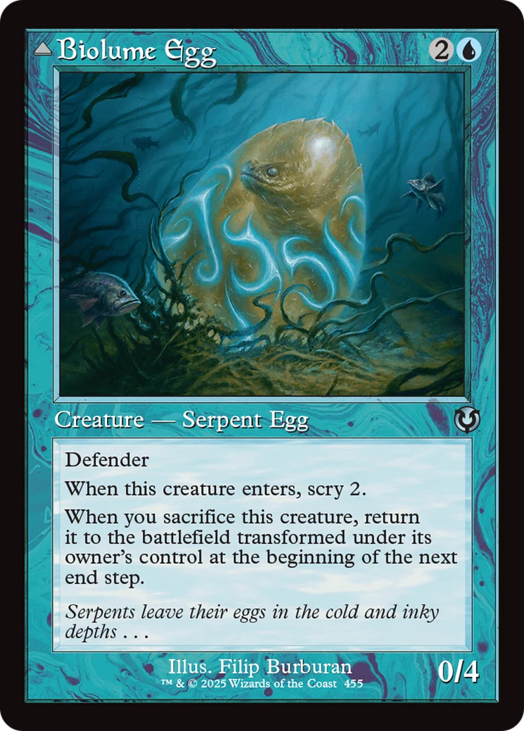 Biolume Egg (Retro Frame) (INR-455) - Innistrad Remastered Foil