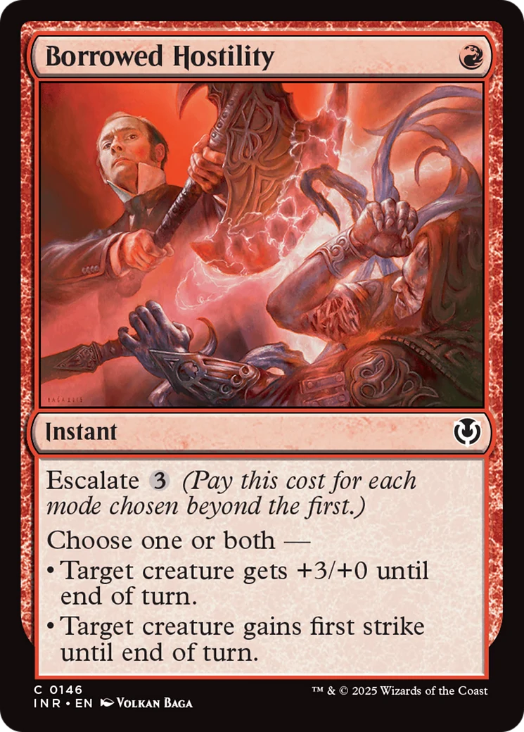 Borrowed Hostility (INR-146) - Innistrad Remastered Foil