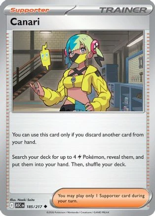 Canari 185/217  ME Ascended Heroes - Uncommon