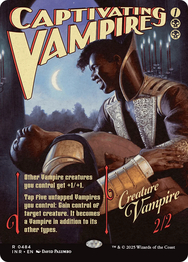 Captivating Vampire (Showcase) (INR-484) - Innistrad Remastered: (Showcase) (Borderless)