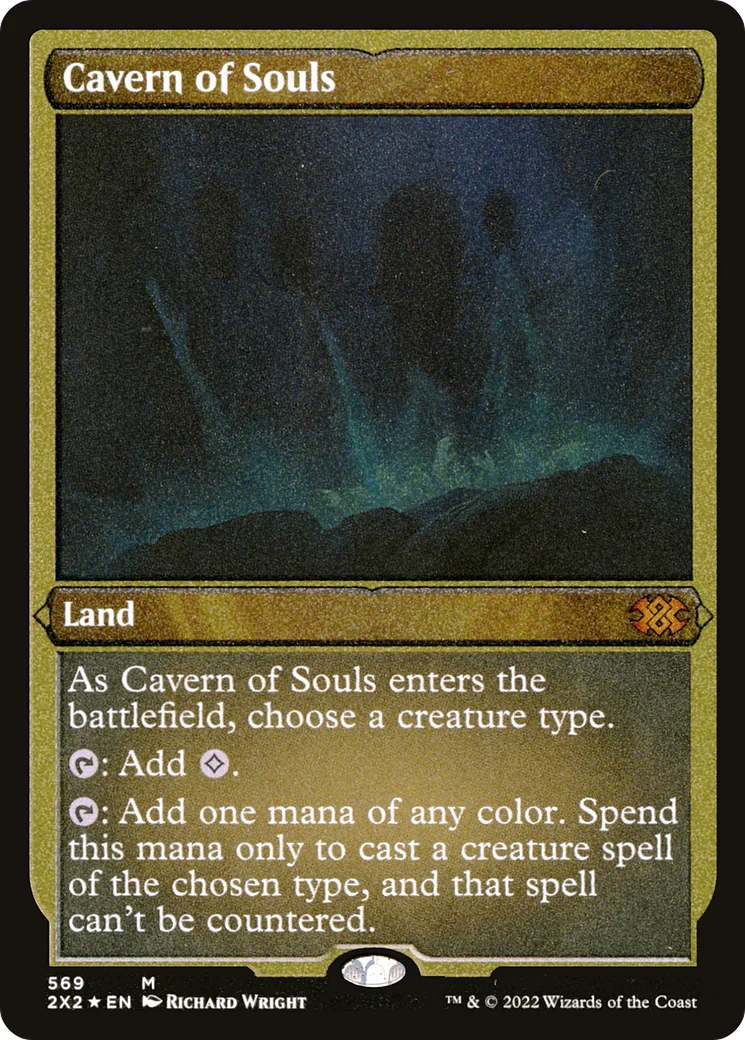 Cavern of Souls (Foil Etched) (2X2-569) - Double Masters 2022 Foil
