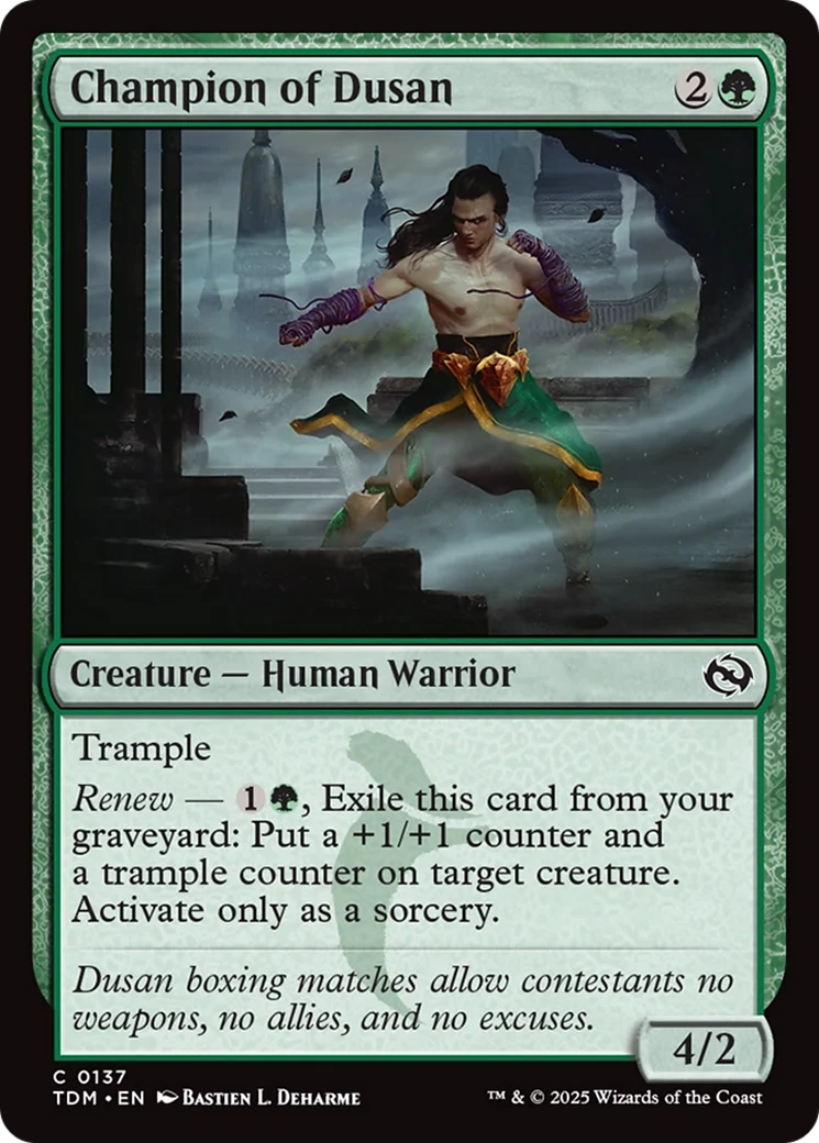 Champion of Dusan (TDM-137) - Tarkir: Dragonstorm