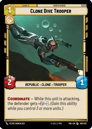 Clone Dive Trooper (205/257) - Twilight of the Republic