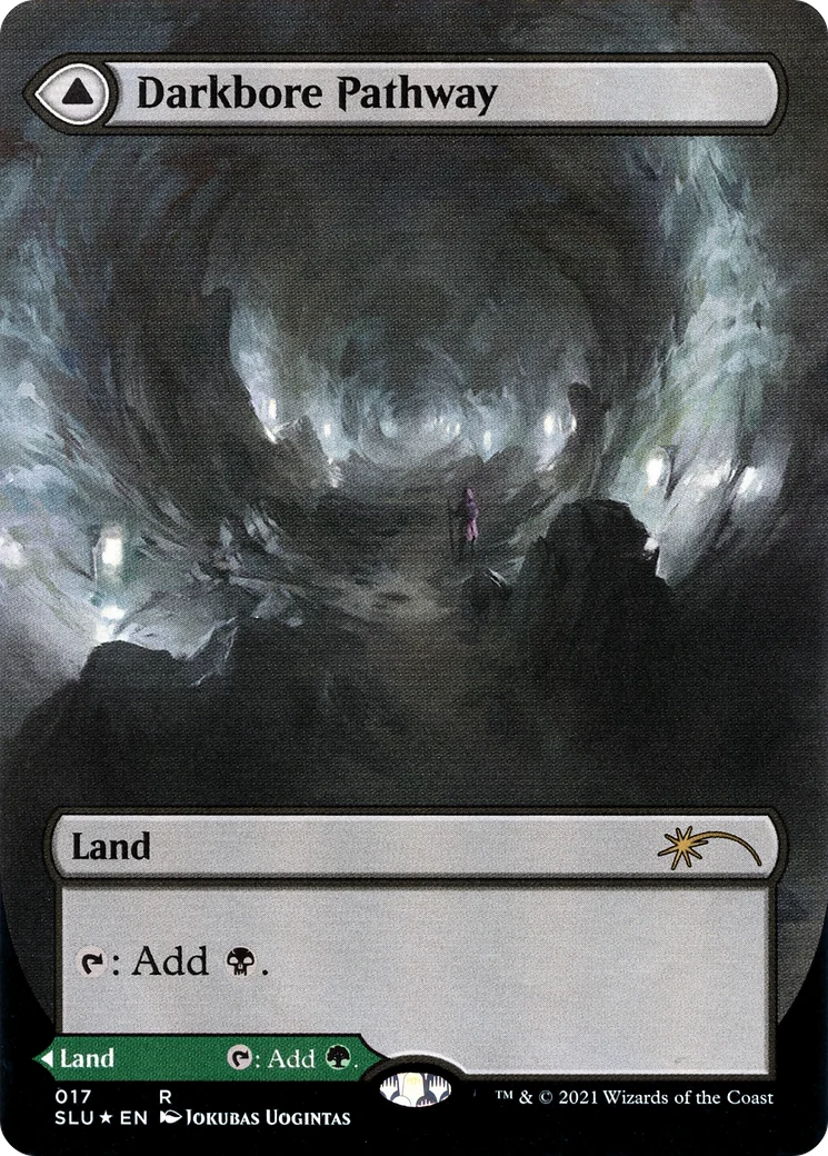 Darkbore Pathway (Borderless) (SLU-017) - Secret Lair: Ultimate Edition: (Showcase) (Borderless) Foil