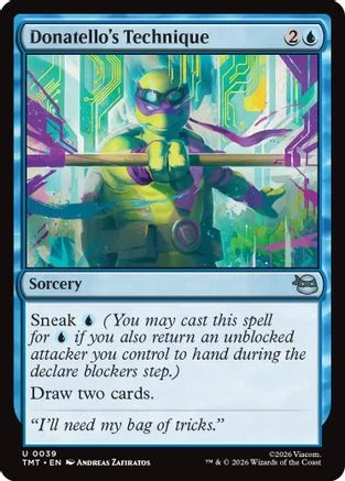 Donatello's Technique (TMT-039) - Teenage Mutant Ninja Turtles Foil