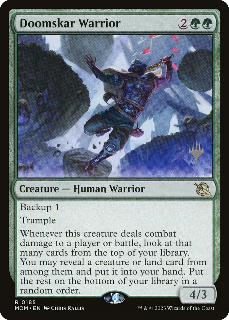 Doomskar Warrior (PPMOM-185) - March of the Machine Promos