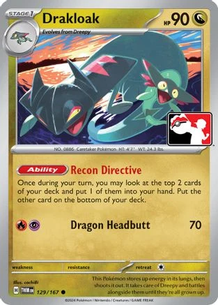 Drakloak (129/167) [Prize Pack Series Six]