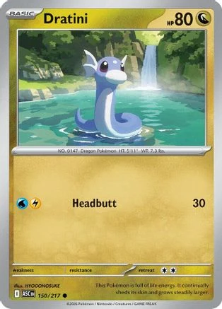 Dratini 150 - Reverse Holofoil ME Ascended Heroes - Common