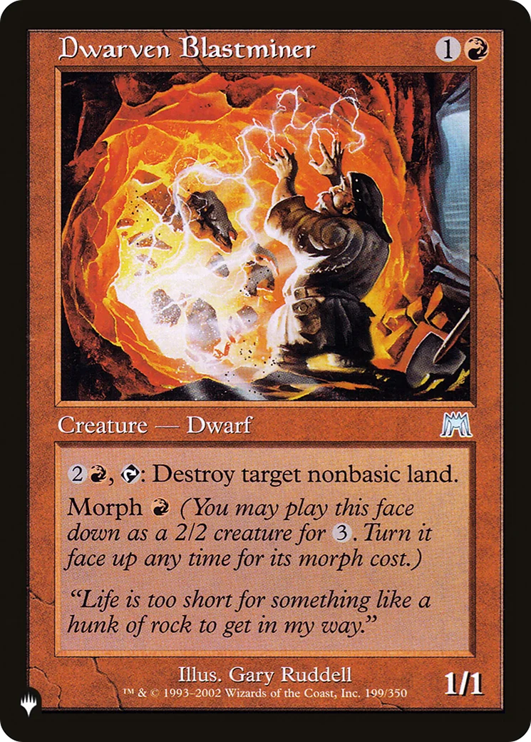 Dwarven Blastminer (LIST-199/350) - The List