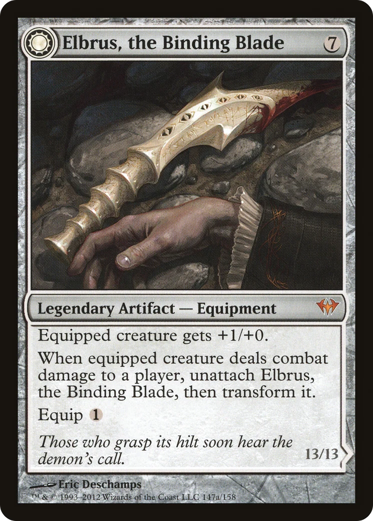 Elbrus, the Binding Blade (DKA-147) - Dark Ascension: (Double Faced Transform)