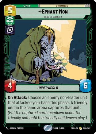 Ephant Mon - Head of Security (088/262) - Shadows of the Galaxy