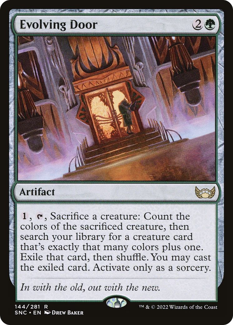 Evolving Door (SNC-144) - Streets of New Capenna Foil