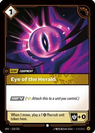 Eye of the Herald (153/221) - Spiritforged Foil
