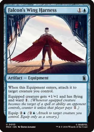 Falcon's Wing Harness (MSH-053) - Marvel Super Heroes