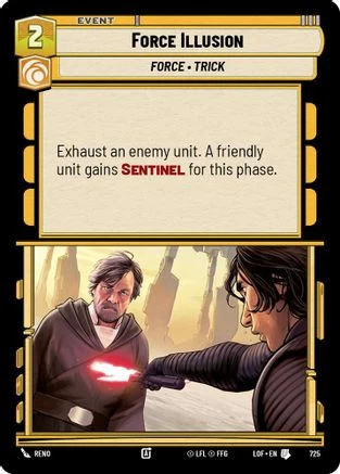 Force Illusion (Foil) (725) - Legends of the Force Foil