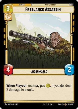 Freelance Assassin (212/257) - Twilight of the Republic