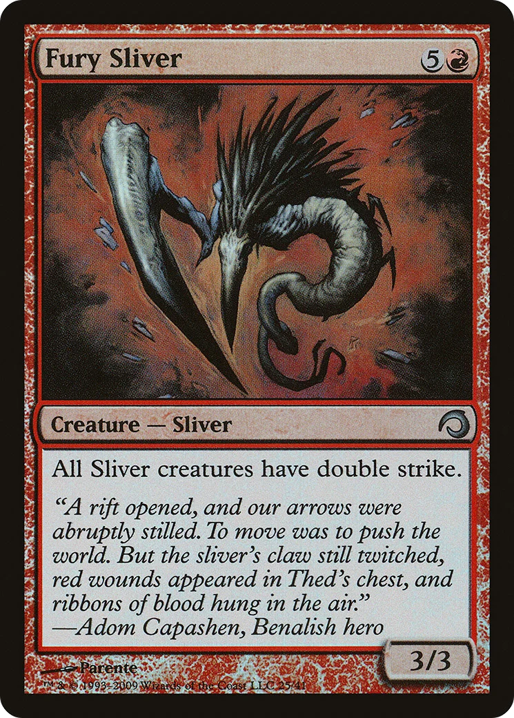Fury Sliver (PDS-025) - Premium Deck Series: Slivers Foil