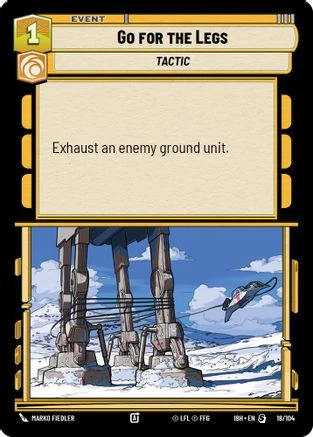 Go for the Legs (18/104) - Intro Battle Hoth