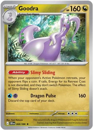 Goodra 068 - Holofoil ME04 Chaos Rising - Rare