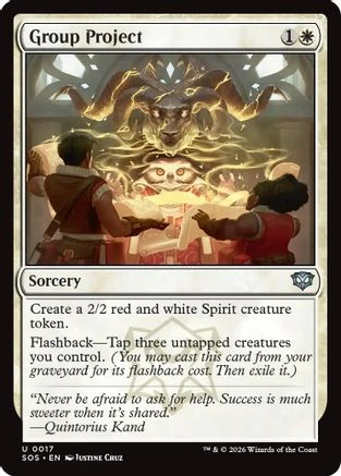 Group Project (SOS-017) - Secrets of Strixhaven Foil