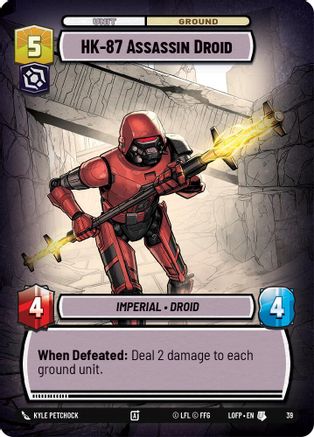 HK-87 Assassin Droid (Foil) (39) - Organized Play Promos Foil