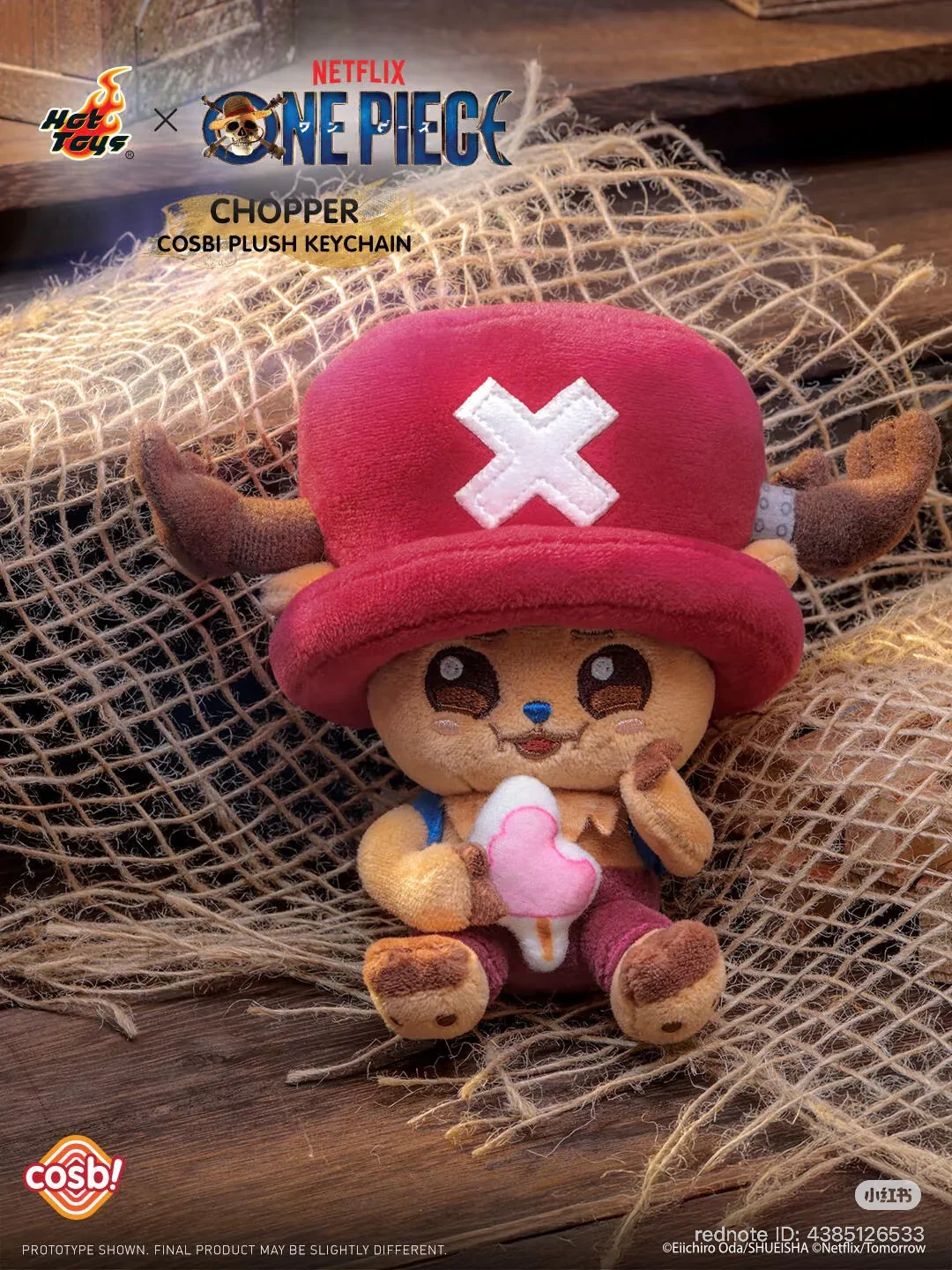 Hot Toys x COSBI - Tony Tony Chopper Plush Keychain Blind Box - Image 5