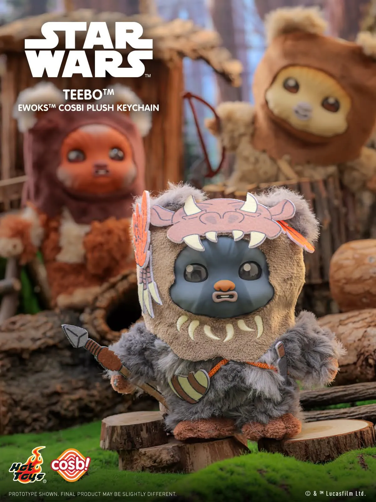 Hot Toys x Star Wars - Ewoks Plush Keychain Collection Series 2 Blind Box - Image 8