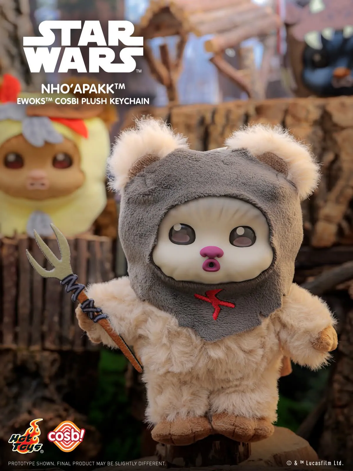 Hot Toys x Star Wars - Ewoks Plush Keychain Collection Series 2 Blind Box - Image 9