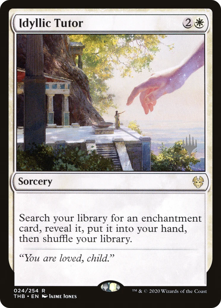 Idyllic Tutor (PPTHB-024) - Theros Beyond Death Promos