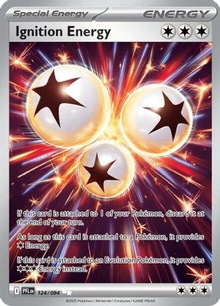 Ignition Energy 124  - Holofoil ME02 Phantasmal Flames - Ultra Rare