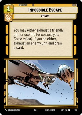 Impossible Escape (Foil) (720) - Legends of the Force Foil