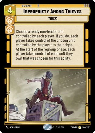 Impropriety Among Thieves (204/257) - Twilight of the Republic Foil