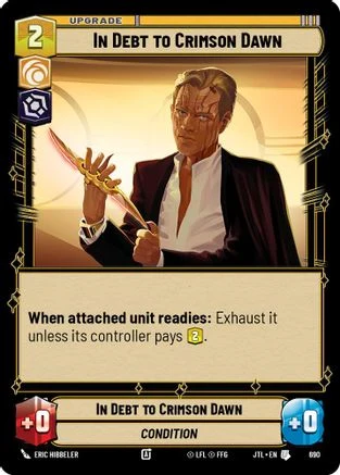 In Debt to Crimson Dawn (Foil) (690) - Jump to Lightspeed Foil