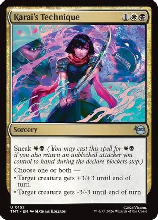 Karai's Technique (TMT-152) - Teenage Mutant Ninja Turtles Foil