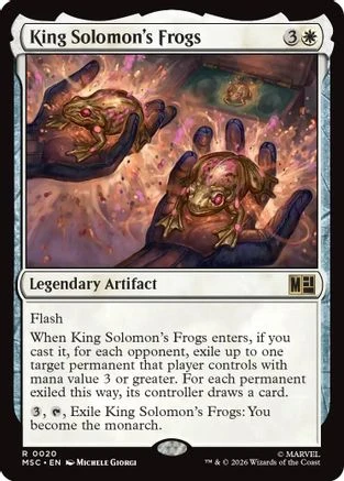 King Solomon's Frogs (Surge Foil) (MSC-020) - Commander: Marvel Super Heroes Foil