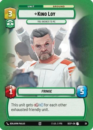 Kino Loy - You Answer to Me (Foil) - Secrets of Power Weekly Play Promos