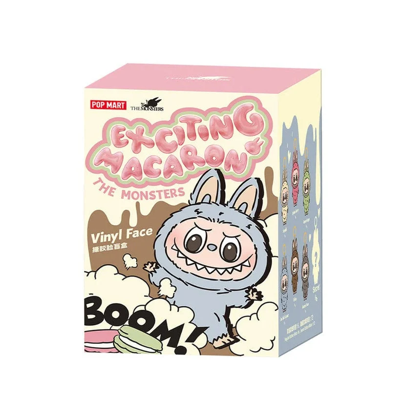 POPMART: Labubu - THE MONSTERS: Exciting Macaron Plush Keyring Figurine Blind Box - Image 2