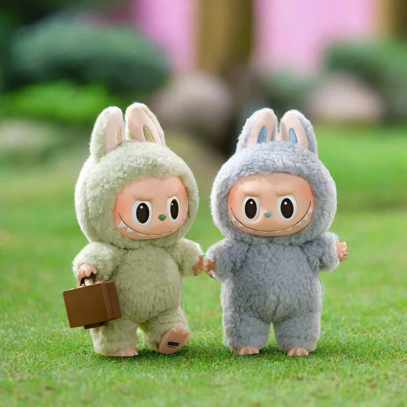 POPMART: Labubu - THE MONSTERS: Exciting Macaron Plush Keyring Figurine Blind Box - Image 4